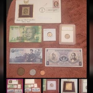 Estate Collectible Currency and Coin Set